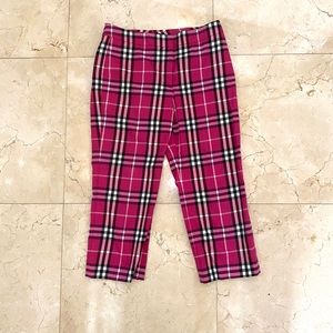 BURBERRY lady’s HOT PINK - CAPRI STYLE Size 6